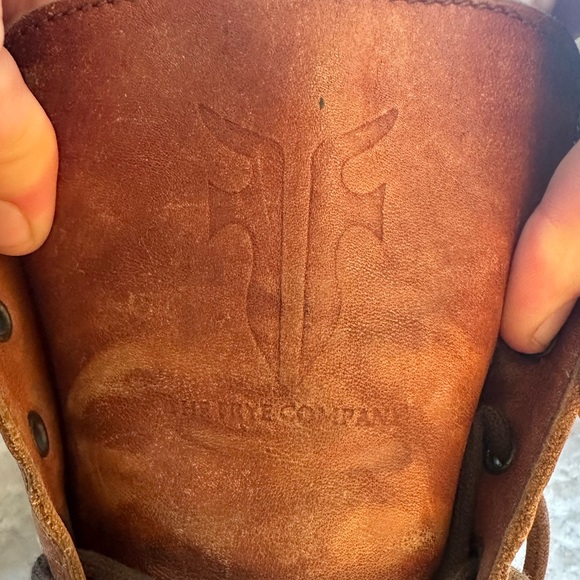 Vintage Veronica Combat Frye Leather Boots - Picture 3 of 15